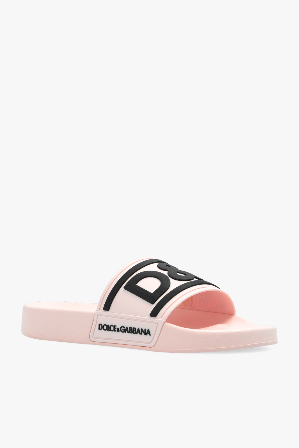 Dolce and gabbana hot sale pink slides